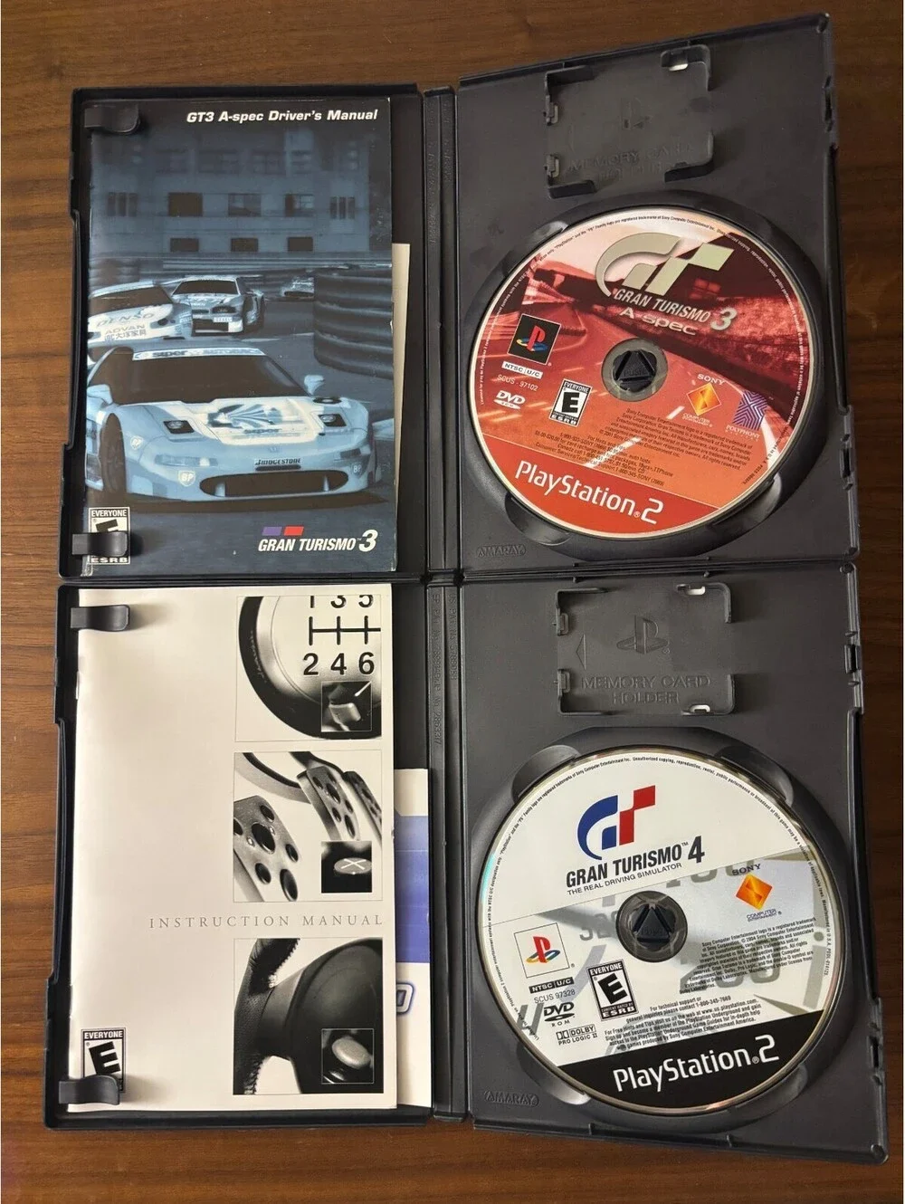 Gran Turismo 3 A-Spec & Gran Turismo 4 (Sony PlayStation 2, PS2)